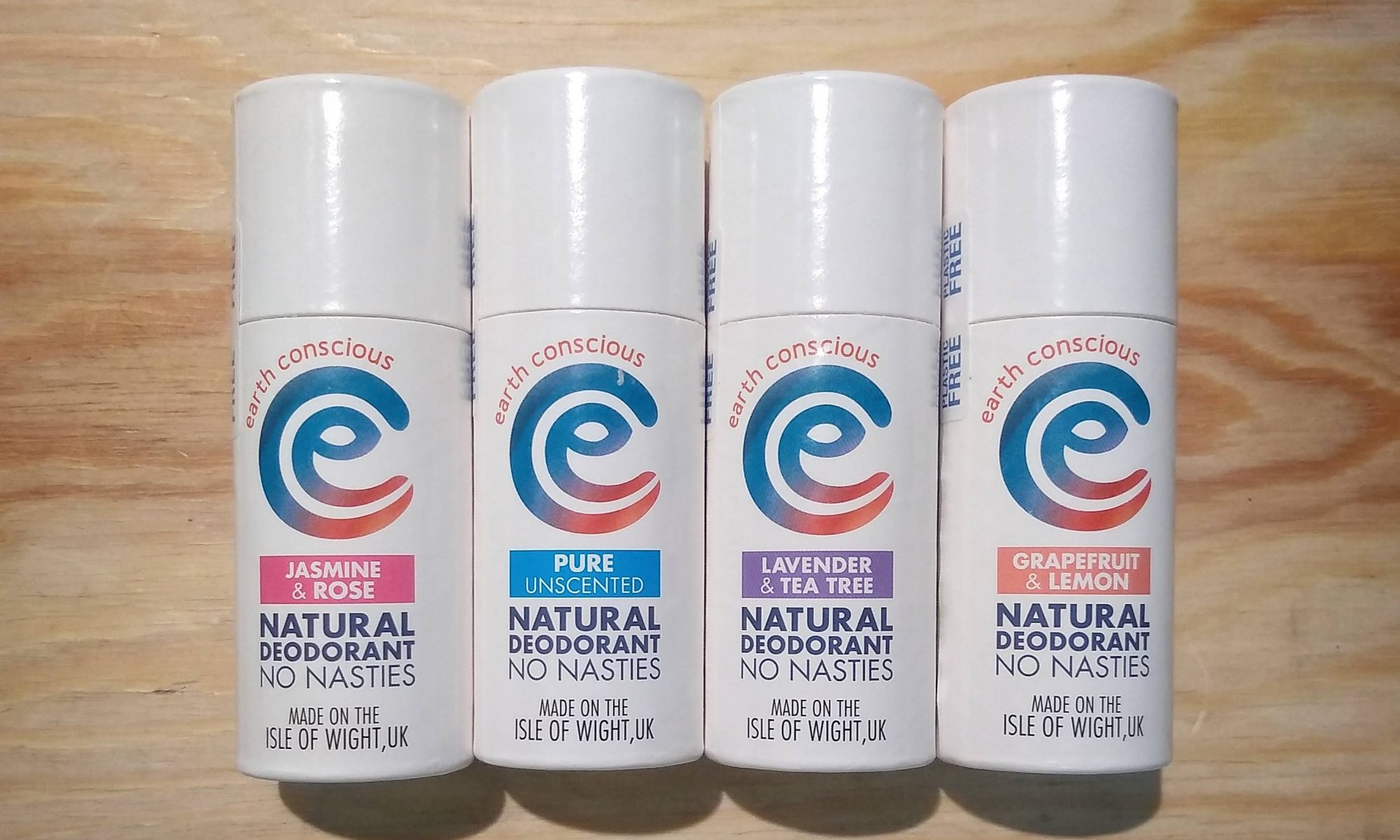 earth conscious deodorant tubes