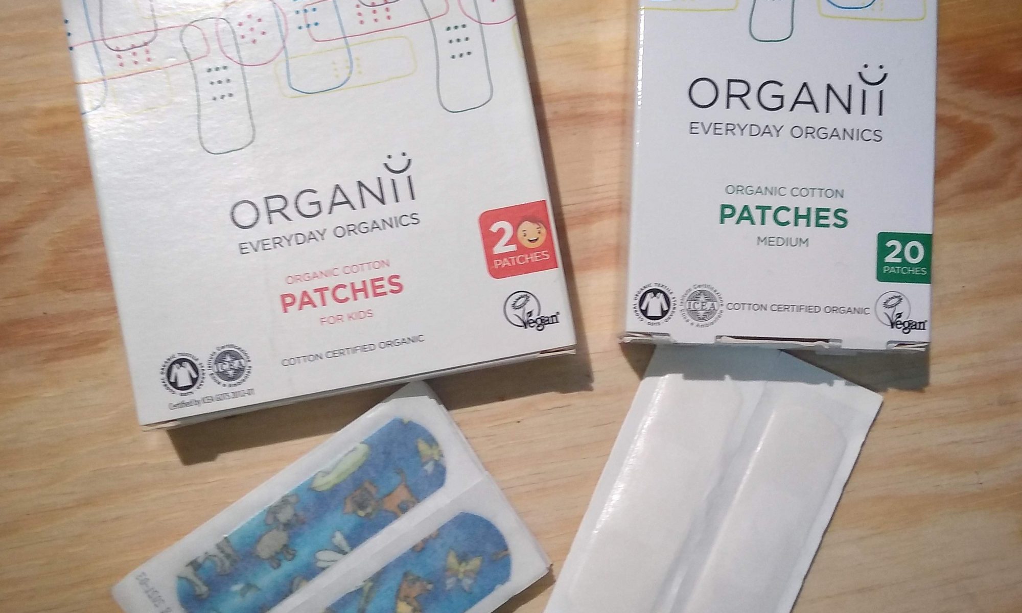 organii organic cotton plasters