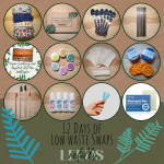 12 days of low waste swap round up - lots of low waste products swaps